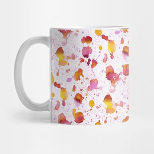 Free splash watercolor ink	orange Mug